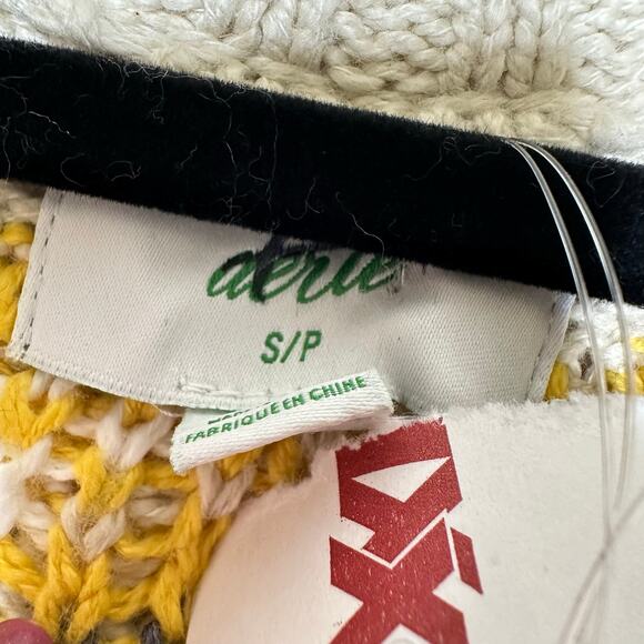 Ugly Christmas Sweater Singing Santa LIGHTS UP Tinsel Party Winner Size Medium - Picture 2 of 5